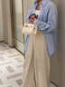 CinvaiKrose【葉一茜同款】凱莉包包女款2025年手提包女包單肩斜挎包生日禮物 奶油白【送女友老婆女生禮物走心】 曬單實(shí)拍圖