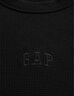 GAP男女裝2025秋季新款LOGO華夫格長(cháng)袖T恤休閑常規上衣美版 黑色 S 美碼 M亞洲碼175/92A 曬單實(shí)拍圖
