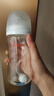 貝親（Pigeon）玻璃奶瓶寬口徑防脹氣240ml L號奶嘴 6月+ AA188  曬單實(shí)拍圖