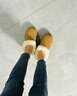 UGG【雙11搶先購】秋季新款女士厚底懶人毛毛鞋 1166733CHE|栗色38 曬單實(shí)拍圖