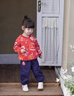 巴拉巴拉兒童衛衣長(cháng)袖套裝男女童裝2025新款春秋裝兩件套拜年服加絨保暖萌 福氣滿(mǎn)滿(mǎn)00366 100 曬單實(shí)拍圖