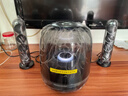 哈曼卡頓水晶4代 桌面藍牙音箱  電腦通用雙聲道 Soundsticks4 電腦音箱桌面藍牙音箱氛圍燈音響生日禮物 水晶4 黑色款 曬單實(shí)拍圖