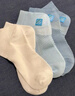 松山棉店兒童襪子男女童7A抑菌消臭A類(lèi)純棉網(wǎng)眼透氣中筒襪夏薄款親膚5雙裝 升級款-白+2紫+2淺粉 5雙 均碼 （22-24cm） 推薦鞋碼 36-39 曬單實(shí)拍圖