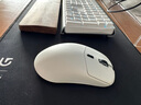 雷神（ThundeRobot）ML7 高階輕量化無(wú)線(xiàn)游戲電競辦公鼠標 有線(xiàn)/2.4G/藍牙三模連接PAW3311 人體工學(xué)無(wú)孔設計 白色 曬單實(shí)拍圖