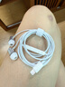 蘋(píng)果MFI認證有線(xiàn)耳機Lightning接口適用于蘋(píng)果iPhone14ProMax/13/12/11/XR平板ipad游戲半入耳式 櫻花粉【蘋(píng)果MFI認證】高清音質(zhì) 曬單實(shí)拍圖