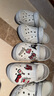 卡駱馳（CROCS）貝雅兒童洞洞鞋男女童戶(hù)外包頭沙灘鞋拖鞋/207013/207012 深藍色-410 30 (180mm) 曬單實(shí)拍圖