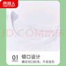 南極人（Nanjiren）兒童t恤男女童打底衫夏季圓領(lǐng)棉質(zhì)白t中大童休閑百搭短袖 白色140 曬單實(shí)拍圖
