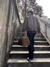 燦圖PU皮美式復(fù)古鉚釘夾克外套男春秋季翻領(lǐng)棒球服美拉德情侶拉鏈上衣 咖色 XL 曬單實(shí)拍圖