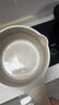 京東京造 奶鍋 白麥飯石色不粘奶鍋帶蒸屜煮鍋輔食鍋 燃氣電磁爐通用18cm 曬單實(shí)拍圖