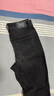 Lee428懶懶褲舒適直筒經(jīng)典五袋款磨毛黑色女牛仔褲 曬單實(shí)拍圖