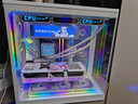 愛(ài)國者（aigo）星璨 辰 屏顯版 白色 游戲電腦臺式ATX主機箱 360水冷位/一體弧面玻璃/左右分倉海景房/5090顯卡 曬單實(shí)拍圖