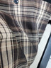 曼迪尚長(cháng)袖格紋襯衫男生春秋季格子襯衫復古痞帥多巴胺襯衣男青少 274卡其色 XL 【125-140斤】 曬單實(shí)拍圖