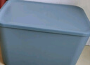 侑家良品 收納盒桌面多用儲物盒日式簡(jiǎn)約雜物整理盒小收納箱藍色 大號 曬單實(shí)拍圖