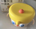 皇寵大眼萌寶寶輔食碗 兒童注水保溫碗吸盤(pán)碗 PPSU雙內膽碗克洛黃 曬單實(shí)拍圖