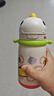bc babycare兒童保溫杯大寶寶學(xué)飲吸管水杯水壺霸王龍保溫杯上學(xué)450ml 恐龍背帶款-光電青 450ml 曬單實(shí)拍圖