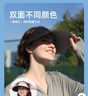 OhSunny戶(hù)外防曬帽春夏遮陽(yáng)空頂太陽(yáng)帽子 SNH5M133T 極酷黑 M  曬單實(shí)拍圖