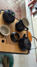 京東京造 茶具整套 功夫茶具陶瓷套裝茶壺茶杯茶盤(pán)【黑陶提梁壺】 12件套  曬單實(shí)拍圖