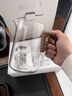茶方圓匠心工藝泡茶壺一健下水茶具茶水分離器高硼硅玻璃水杯無(wú)桿飄逸杯 FY520透明600ml+2個(gè)杯 曬單實(shí)拍圖
