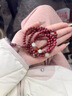 胖東來(lái)品質(zhì)朱砂手串108顆三合六合手鏈女款屬蛇的本命年吉祥佩戴 【生肖蛇*2025值歲星】兼顧三合六合-8mm-- 曬單實(shí)拍圖