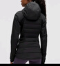 lululemon丨Down For It All 女士羽絨連帽外套 LW4CA7S 黑色 XXS /2 曬單實(shí)拍圖