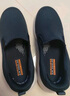 斯凱奇（Skechers）男鞋春季一腳蹬透氣健步鞋舒適休閑鞋緩震低幫懶人 海軍藍色/NVY 41 曬單實(shí)拍圖