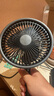 SOLOVE素樂質(zhì)造F5桌面小風(fēng)扇空氣循環(huán)扇usb充電小型便攜宿舍辦公室戶外露營臺式搖頭空調(diào)伴侶大風(fēng)力 黑 曬單實拍圖
