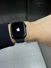 Apple/蘋果 Watch S11 智能手表GPS款46毫米亮黑色鋁金屬表殼黑色運動型表帶M/L MEVH4CH/B 曬單實拍圖