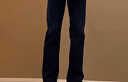 7家優(yōu)品黑色彎刀微喇牛仔褲男士秋冬季款美式高街彈力修身直筒長(cháng)褲子男 DF-701黑色 2XL （135-145斤） 曬單實(shí)拍圖