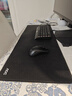 AOC 純色系列 電競游戲鼠標墊超大號 800*300*4mm加厚鎖邊辦公鍵盤(pán)電腦書(shū)桌墊 M170 純黑色 曬單實(shí)拍圖