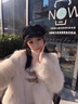 蕓蕁外套女2025新款仿狐貍毛皮草外套女短款秋海寧韓版小香風(fēng)仿皮扣上 雙扣皮草--奶茶色(加棉款) 加厚 S 【80-105斤】 曬單實(shí)拍圖