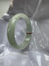 老坑翡翠手鐲緬甸冰種油青飄花玉手鐲女正圈平安鐲淺綠玉鐲子正品 56圈口 曬單實(shí)拍圖