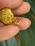 周生生富貴如意寶寶長(cháng)命鎖 黃金吊墜金鎖足金掛墜不含項鏈 09300P計價(jià) 3.45克(含工費100元) 曬單實(shí)拍圖