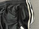 阿迪達斯 （adidas）長(cháng)褲男秋季寬松透氣直筒褲跑步運動(dòng)防風(fēng)休閑褲 黑白 XL 曬單實(shí)拍圖