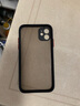 朗菱適用蘋(píng)果11手機殼iphone11保護套全包鏡頭防摔防指紋超薄魔方硅膠直邊撞色透明磨砂男女款 幻夜黑 曬單實(shí)拍圖