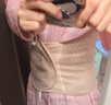 愛(ài)寶適產(chǎn)后收腹帶輕薄透氣束腹帶孕婦順產(chǎn)剖腹兩用束腰帶M161膚色均碼 曬單實(shí)拍圖