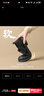ZHR英倫單鞋女平底百搭樂(lè )福鞋女英倫風(fēng)學(xué)院jk復古女鞋 BK186黑色35 曬單實(shí)拍圖