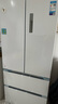 美的（Midea）508升法式多門(mén)四開(kāi)門(mén)一級能效雙系統雙循環(huán)除菌凈味國家補貼20%家用冰箱大容量BCD-508WTPZM(E)白 曬單實(shí)拍圖
