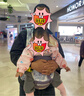 巴拉巴拉童裝兒童長(cháng)褲女童加絨褲子厚秋冬休閑褲時(shí)尚撞色 中花灰00502 90 cm 曬單實(shí)拍圖