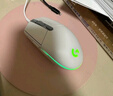 羅技（G）G304 LIGHTSPEED無(wú)線(xiàn)鼠標 游戲鼠標 輕質(zhì)便攜 絕地求生FPS鼠標英雄聯(lián)盟LOL吃雞 生日禮物 白色 曬單實(shí)拍圖