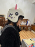 NUOMAN新國標兒童可愛(ài)冬季頭盔電瓶電動(dòng)車(chē)騎行全盔男女春秋卡通安全頭盔 庫洛米B+KT粉白【頭圍50-55】?jì)和?曬單實(shí)拍圖