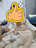 乖奇熊秋冬季男寶寶保暖毛衣假兩件連體衣嬰幼兒紳士風(fēng)長(cháng)袖哈衣爬服外出 曬單實(shí)拍圖