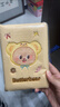 得力（deli）黃油小熊毛絨精裝本高顏值記事本筆記本本子手帳生日禮物彩頁(yè)B6/96張HY207黃熊款 曬單實(shí)拍圖