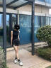 回力德訓鞋女款2025新款秋季爆款厚底增高老爹鞋軟底輕便運動(dòng)鞋子女 米黑色【輕便軟彈 厚底顯高】 37 曬單實(shí)拍圖