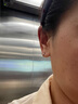 六桂福珠寶 PT950鉑金耳飾 簡(jiǎn)逸流光 白金耳釘耳環(huán)女 PT0200061 1.05g 曬單實(shí)拍圖