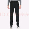 探拓（TECTOP）沖鋒褲男加絨保暖防風(fēng)軟殼褲登山徒步褲 男款黑色 XL 曬單實(shí)拍圖