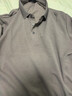 杉杉【羊毛+桑蠶絲】POLO衫長(cháng)袖T恤男士秋季商務(wù)純色通勤寬松打底衫 曬單實(shí)拍圖