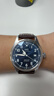 【二手99新】萬(wàn)國（IWC）男表飛行員系列小王子特別版自動(dòng)機械男士手表運動(dòng)休閑奢侈品腕表 【40mm馬克18特別版】藍盤(pán)皮 IW327010 曬單實(shí)拍圖