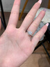 FEILACK鉆石鉆戒女純銀一克拉鉑金情侶訂婚求結婚鉆石戒送女朋友生日禮物 經(jīng)典款【豪華禮盒 加急發(fā)貨】 曬單實(shí)拍圖