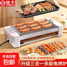 揚子家用無(wú)煙電烤盤(pán)烤肉機烤腸機全自動(dòng)小型熱狗機宿舍多功能三合一電烤盤(pán)神器早餐機火腿腸機器 六管烤腸架+烤盤(pán)+烤網(wǎng)+接油盤(pán) 2層 曬單實(shí)拍圖