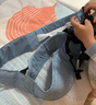 COOKSS嬰兒背帶抱娃神器前抱式抱孩子新生兒0-4歲橫抱式四季通用透氣 暗夜黑-【升級防滑坐墊防后仰】 曬單實(shí)拍圖